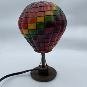 Hot air balloon Tiffany style lamp